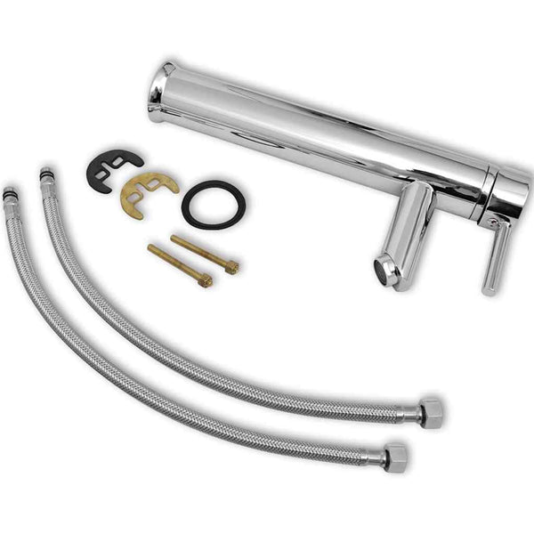 vidaXL Basin Mixer Tap 2 pcs. Chrome
