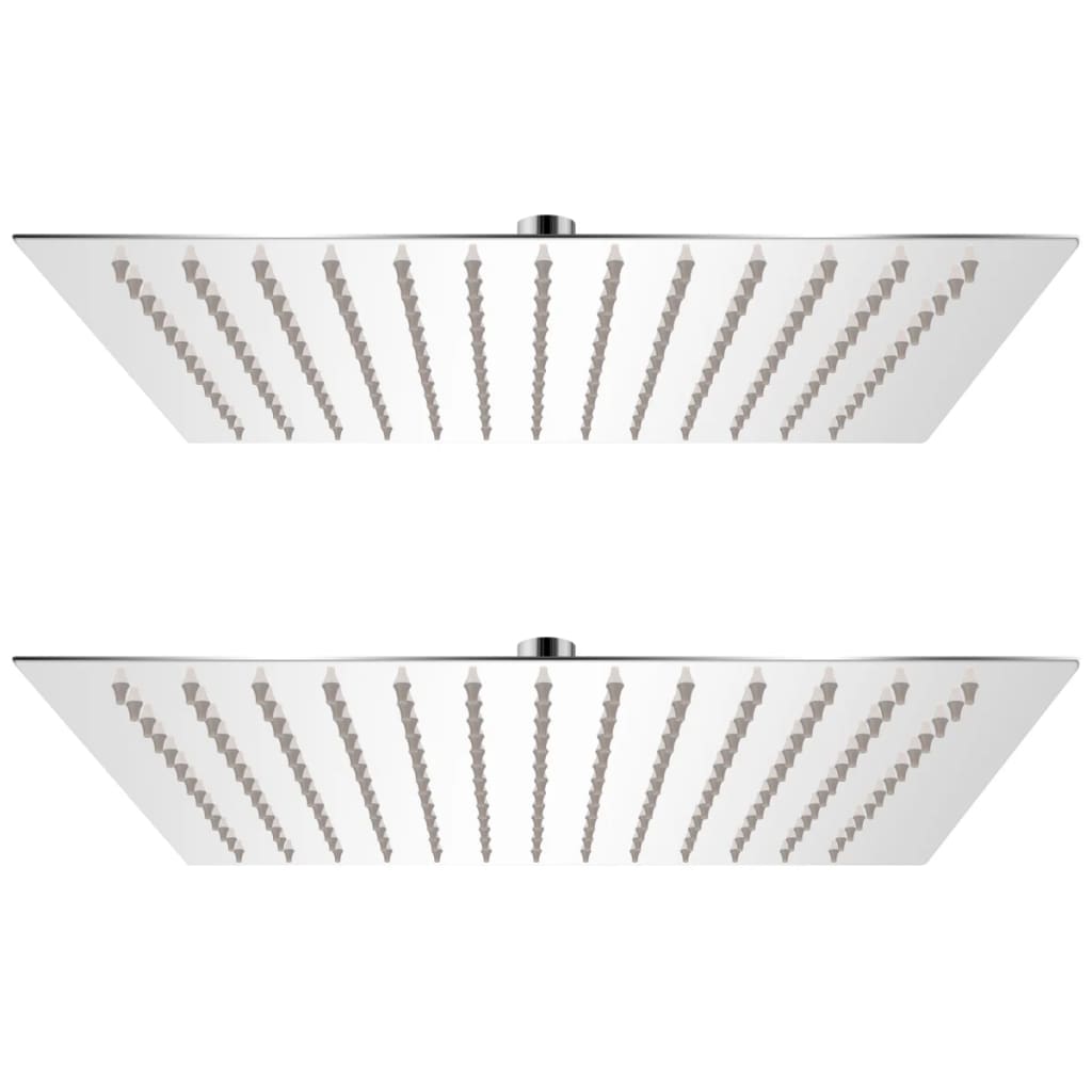 vidaXL Rain Shower Heads 2 pcs. Stainless Steel 30 x 30 cm