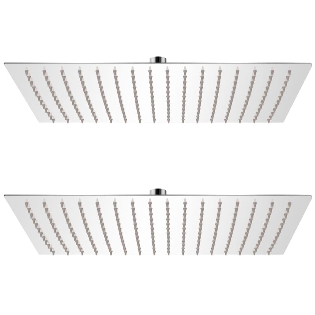 vidaXL Rain Shower Heads 2 pcs. Stainless Steel 30 x 40 cm