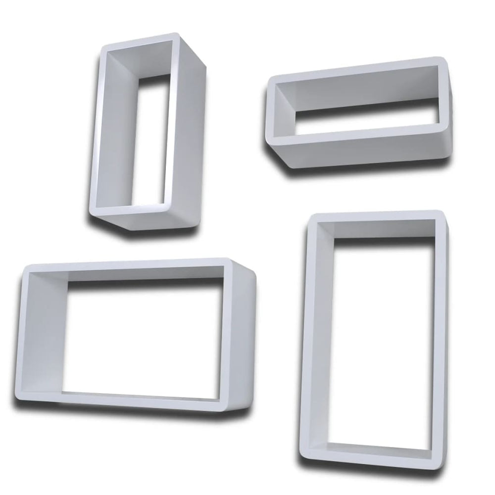 vidaXL Shelf Cubes 8 pcs. White