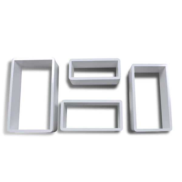 vidaXL Shelf Cubes 8 pcs. White