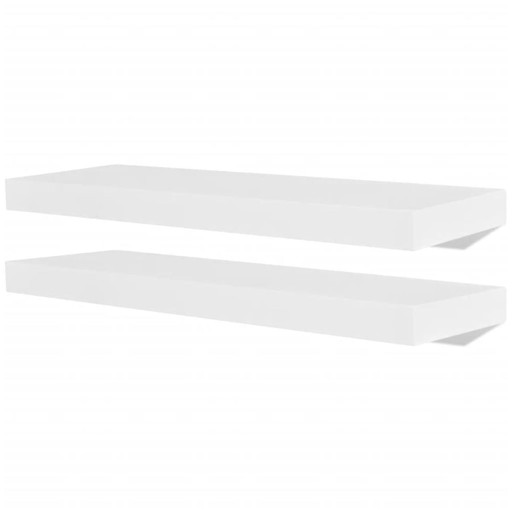 vidaXL Wall Shelves 4 pcs. White 60 cm