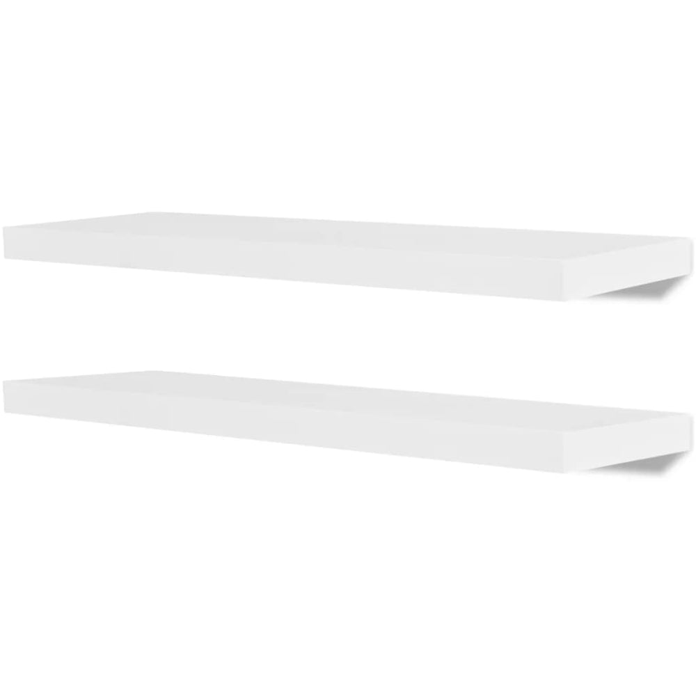 vidaXL Wall Shelves 4 pcs. White 80 cm