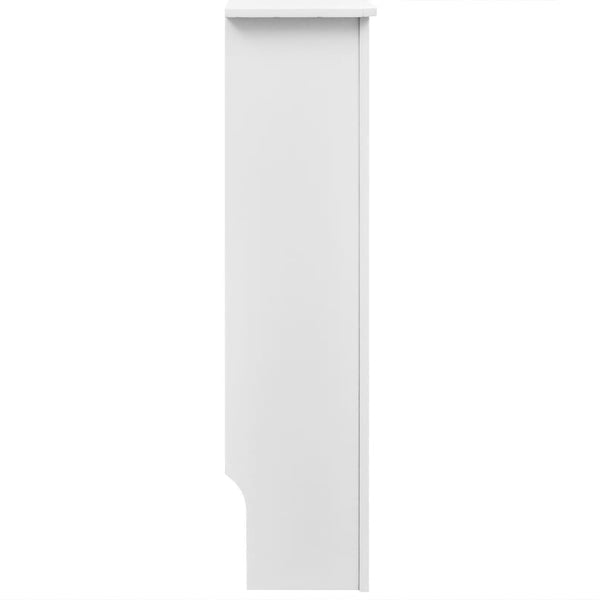 vidaXL Radiator Cover 2 pcs White Engineered Wood 172 cm