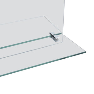 vidaXL Wall Mirror with Shelf 40x60 cm Tempered Glass