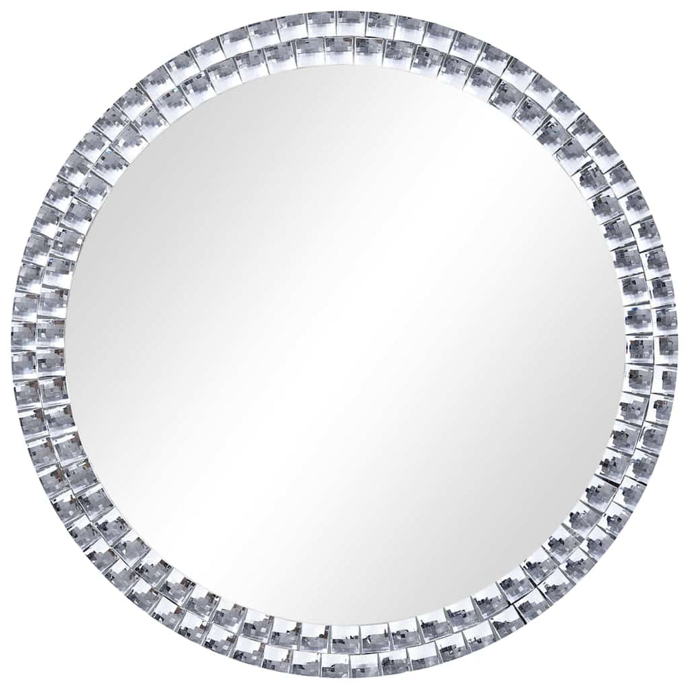 vidaXL Wall Mirror 50 cm Tempered Glass