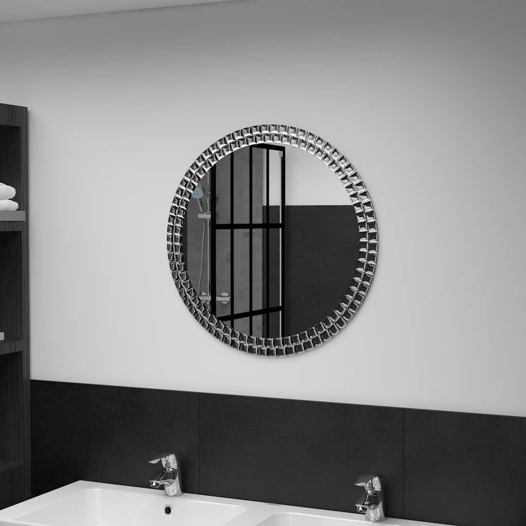 vidaXL Wall Mirror 60 cm Tempered Glass