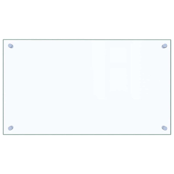 vidaXL Kitchen Splashback Transparent 70x40 cm Tempered Glass