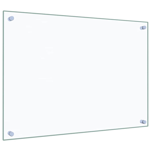 vidaXL Kitchen Splashback Transparent 70x50 cm Tempered Glass