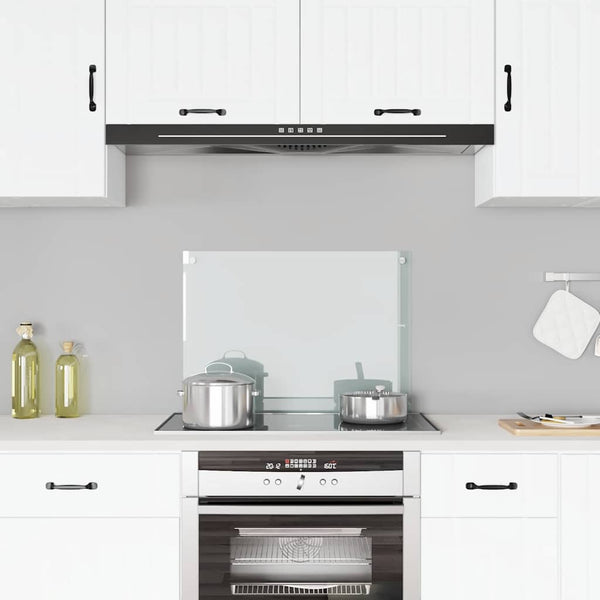 vidaXL Kitchen Splashback Transparent 70x50 cm Tempered Glass