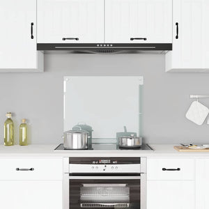 vidaXL Kitchen Splashback Transparent 70x60 cm Tempered Glass