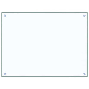 vidaXL Transparent Kitchen Backsplash 80x60 cm Tempered Glass