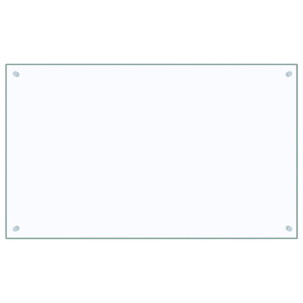 vidaXL Transparent Kitchen Splashback 100x60 cm Tempered Glass