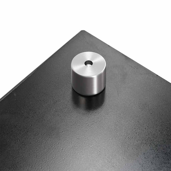 vidaXL Kitchen Splashback Black 100x40 cm Tempered Glass