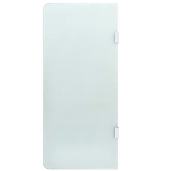 vidaXL Urinal Partition Wall-Mounted 90 x 40 cm Tempered Glass