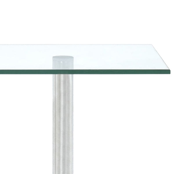 vidaXL Kitchen Corner Shelf 3 Tiers Tempered Glass