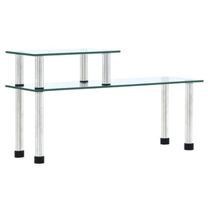 vidaXL Kitchen Shelf Transparent 45×16×26 cm Tempered Glass
