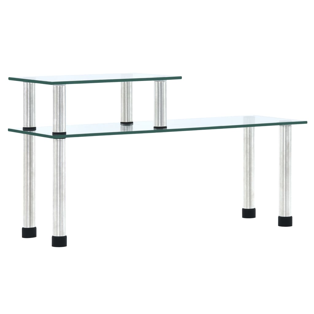 vidaXL Kitchen Shelf Transparent 45×16×26 cm Tempered Glass