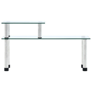 vidaXL Kitchen Shelf Transparent 45×16×26 cm Tempered Glass
