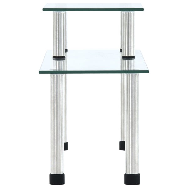 vidaXL Kitchen Shelf Transparent 45×16×26 cm Tempered Glass