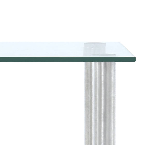vidaXL Kitchen Shelf Transparent 45×16×26 cm Tempered Glass