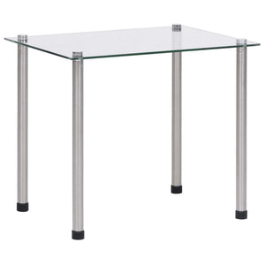 vidaXL Nesting Tables 3-piece Transparent Tempered Glass