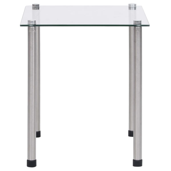 vidaXL Nesting Tables 3-piece Transparent Tempered Glass