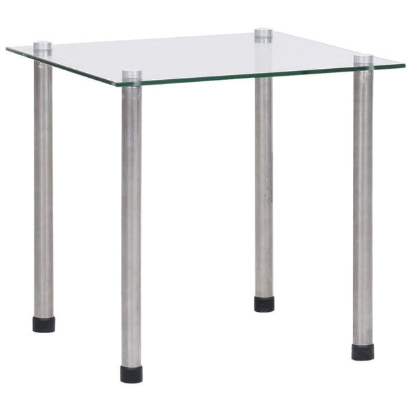 vidaXL Nesting Tables 3-piece Transparent Tempered Glass