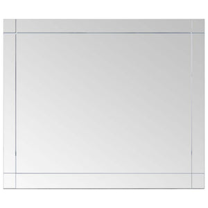 vidaXL Wall Mirror 80x60 cm Glass