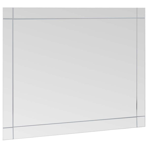 vidaXL Wall Mirror 80x60 cm Glass