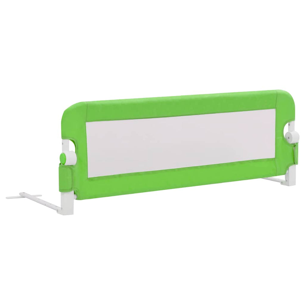 vidaXL Toddler Bed Rail Green 120x42 cm Polyester