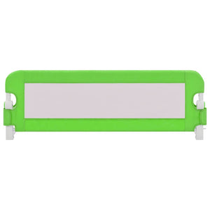 vidaXL Toddler Bed Rail Green 120x42 cm Polyester