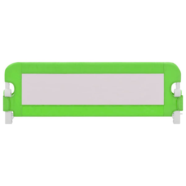 vidaXL Toddler Bed Rail Green 120x42 cm Polyester