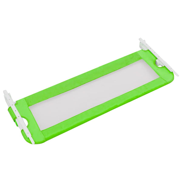 vidaXL Toddler Bed Rail Green 120x42 cm Polyester