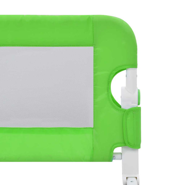 vidaXL Toddler Bed Rail Green 120x42 cm Polyester