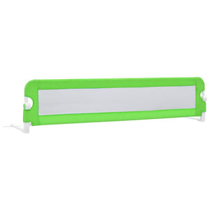 vidaXL Toddler Bed Rail Green 180x42 cm Polyester