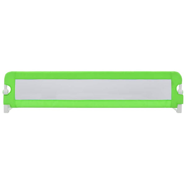 vidaXL Toddler Bed Rail Green 180x42 cm Polyester