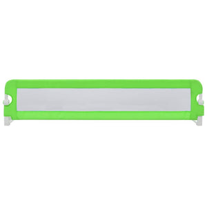 vidaXL Toddler Bed Rail Green 180x42 cm Polyester