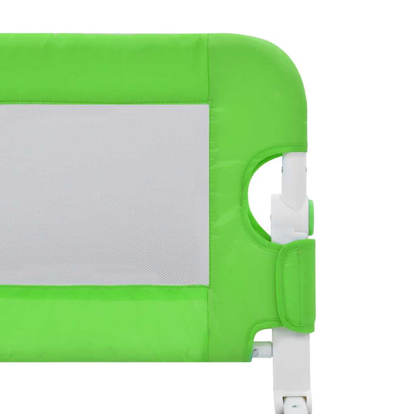 vidaXL Toddler Bed Rail Green 180x42 cm Polyester