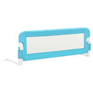 vidaXL Toddler Bed Rail Blue 120x42 cm Polyester
