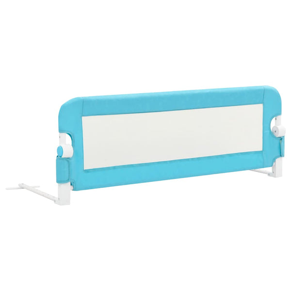 vidaXL Toddler Bed Rail Blue 120x42 cm Polyester