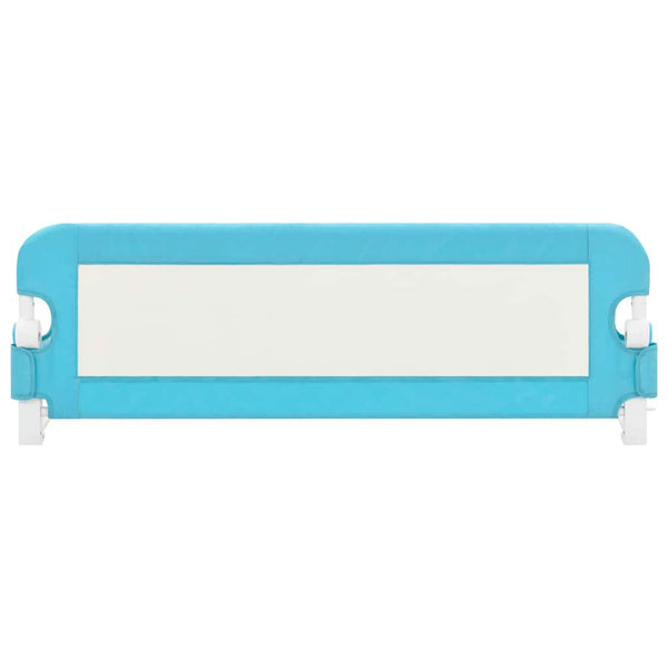 vidaXL Toddler Bed Rail Blue 120x42 cm Polyester