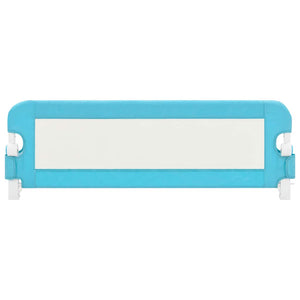 vidaXL Toddler Bed Rail Blue 120x42 cm Polyester
