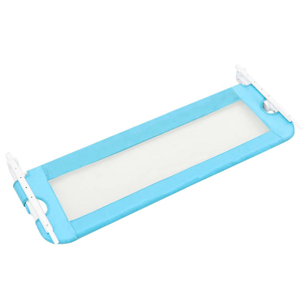 vidaXL Toddler Bed Rail Blue 120x42 cm Polyester