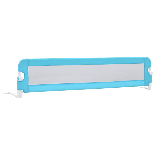 vidaXL Toddler Bed Rail Blue 180x42 cm Polyester