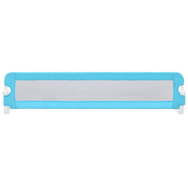vidaXL Toddler Bed Rail Blue 180x42 cm Polyester