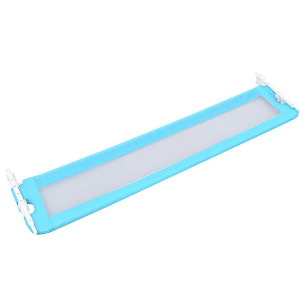 vidaXL Toddler Bed Rail Blue 180x42 cm Polyester