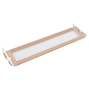 vidaXL Toddler Bed Rail Taupe 180x42 cm Polyester