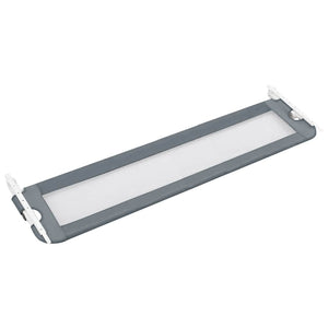 vidaXL Toddler Bed Rail Grey 180x42 cm Polyester