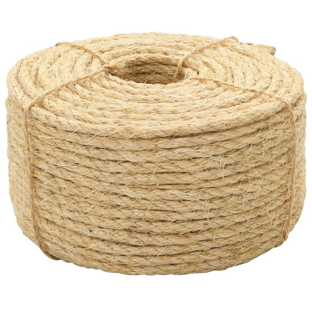vidaXL Rope 100% Sisal 10 mm 250 m